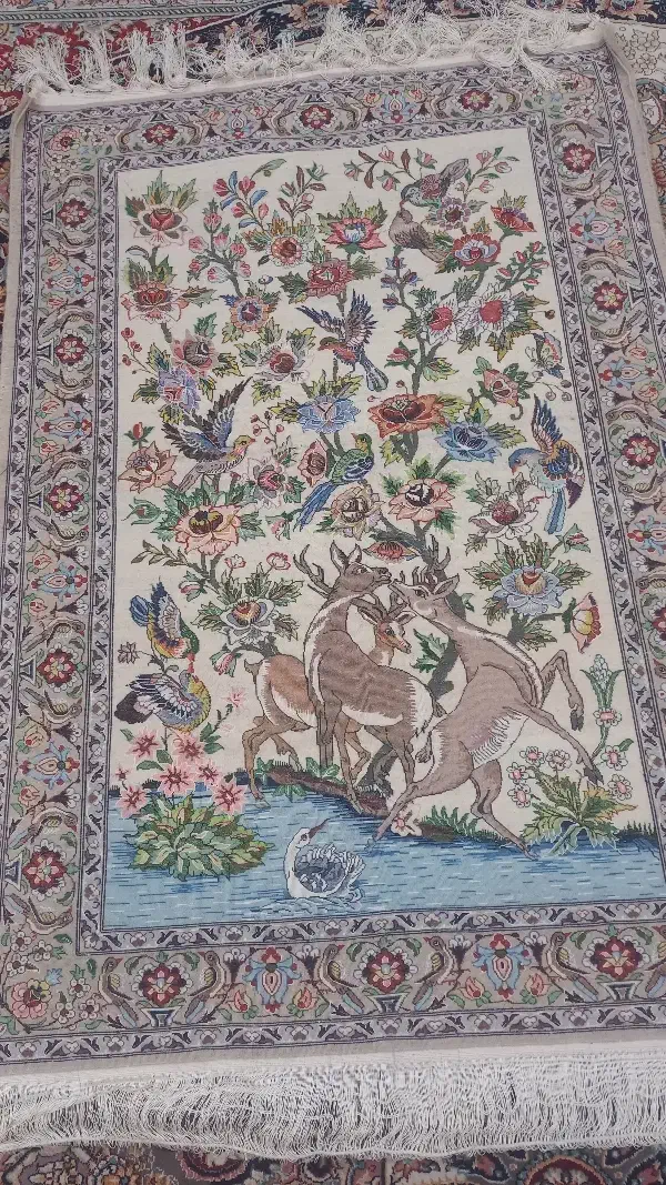 فرش ابریشمی دستبافت|فرش|اصفهان, آزادان|دیوار