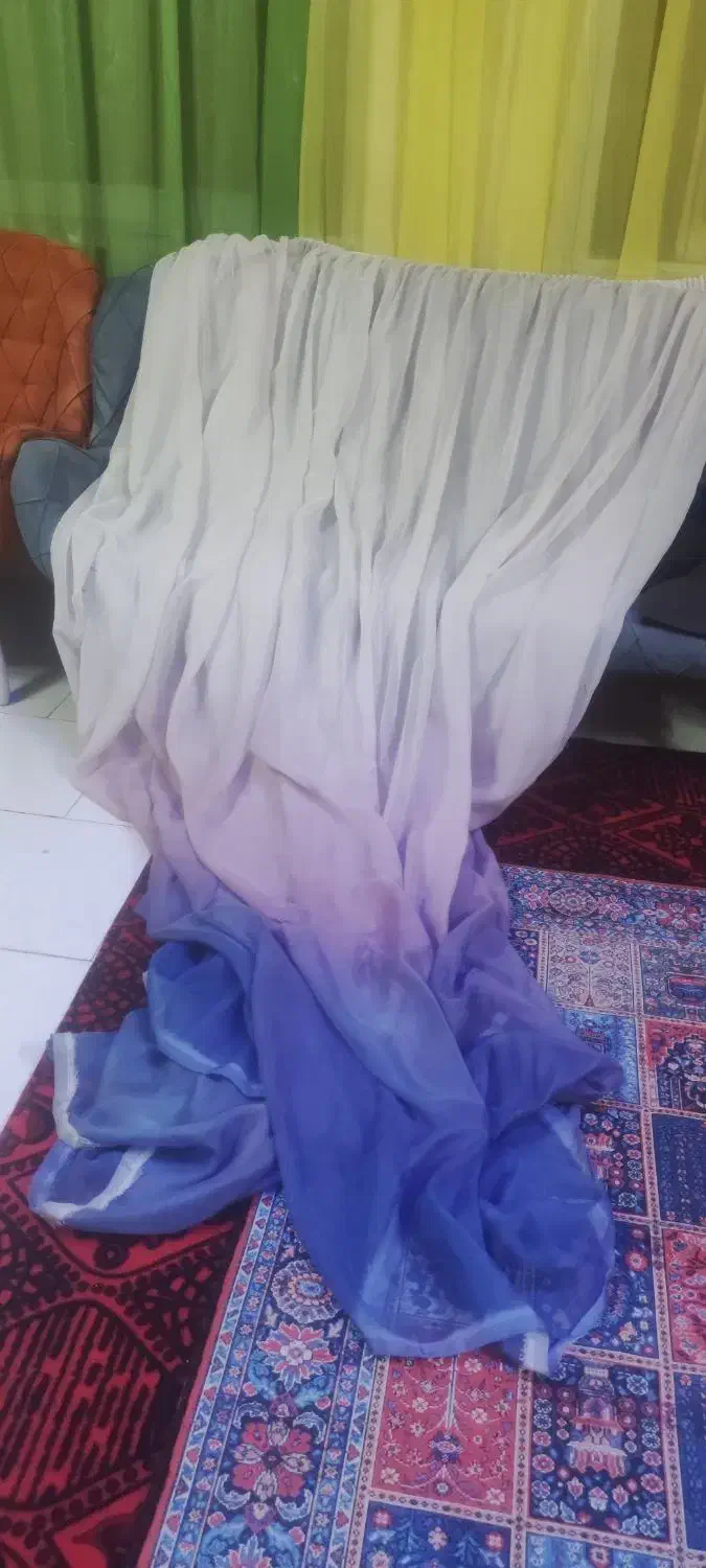 پرده های توری رنگی|پرده، رانر، رومیزی|مشهد, آزادشهر|دیوار