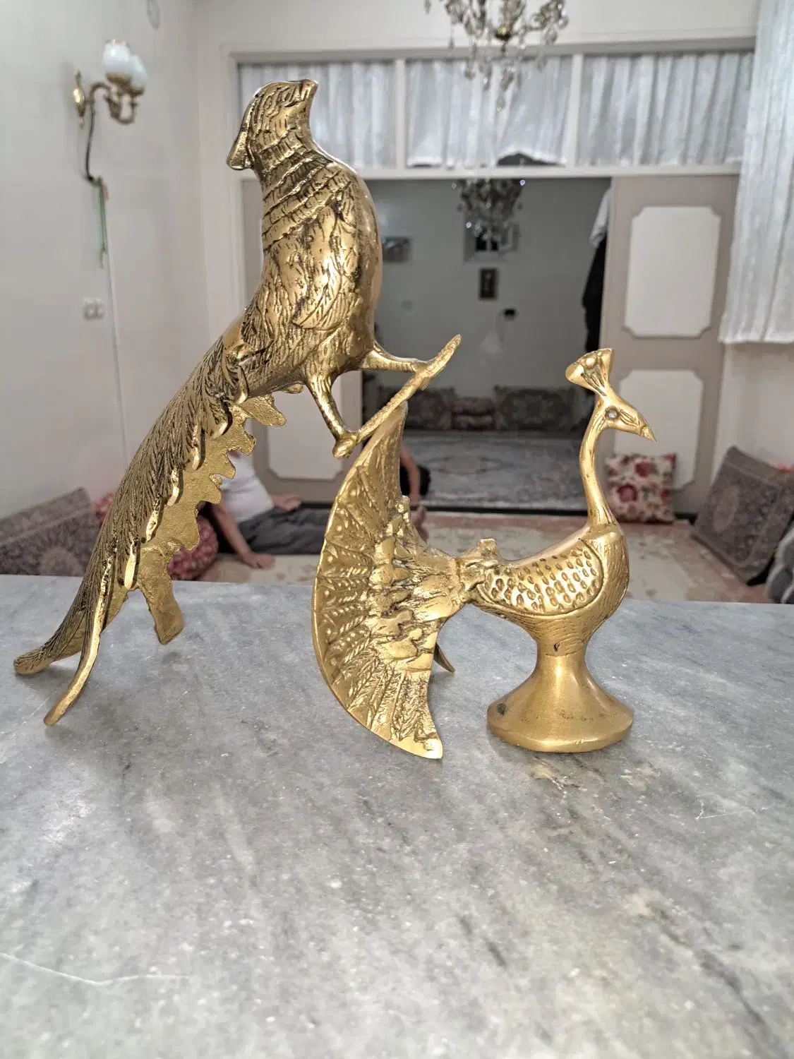 دکوری برنزی،دکوری طاووس،طاووس برنجی|صنایع دستی و سایر لوازم تزئینی|تهران, شهرک ولیعصر جنوبی|دیوار