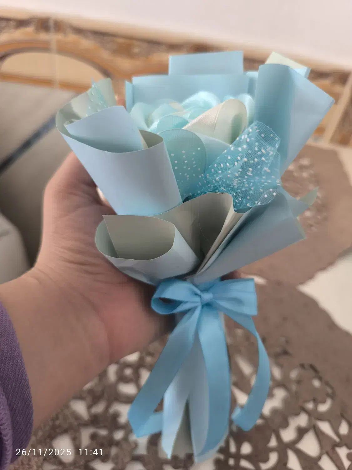 تک گل ربانی|گل مصنوعی|تاکستان, |دیوار