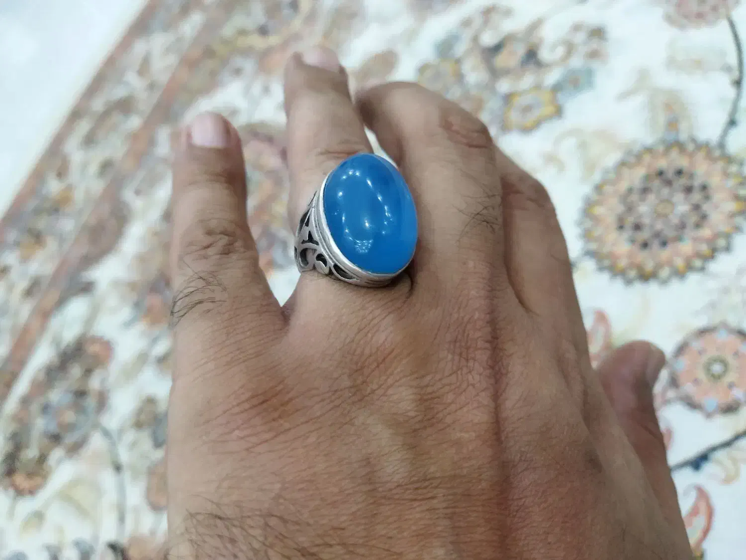 انگشتر نقره عقیق قدیمی تمیز|جواهرات|پاکدشت, پاکدشت (مامازند)|دیوار