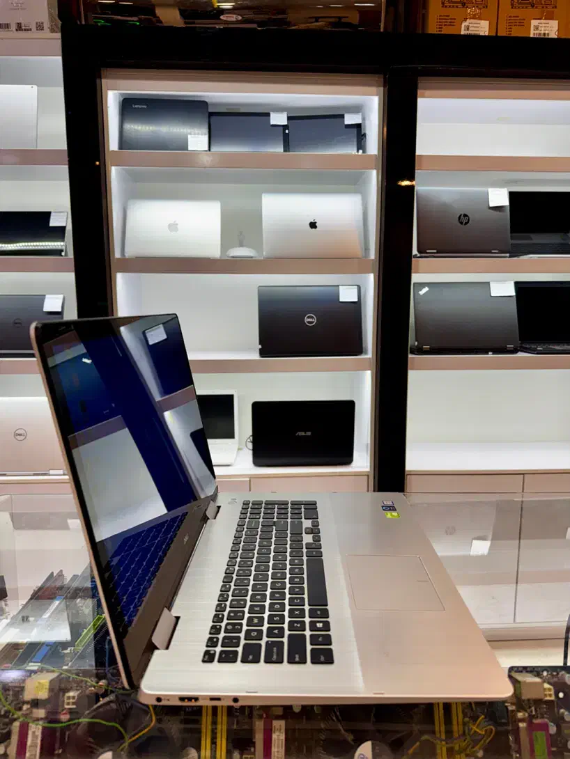 لپتاپ دل۱۷ اینچ لمسی گرافیک۲ حافظه۵۱۲ رم۱۶ سیپیوi7|رایانه همراه|ساوه, |دیوار