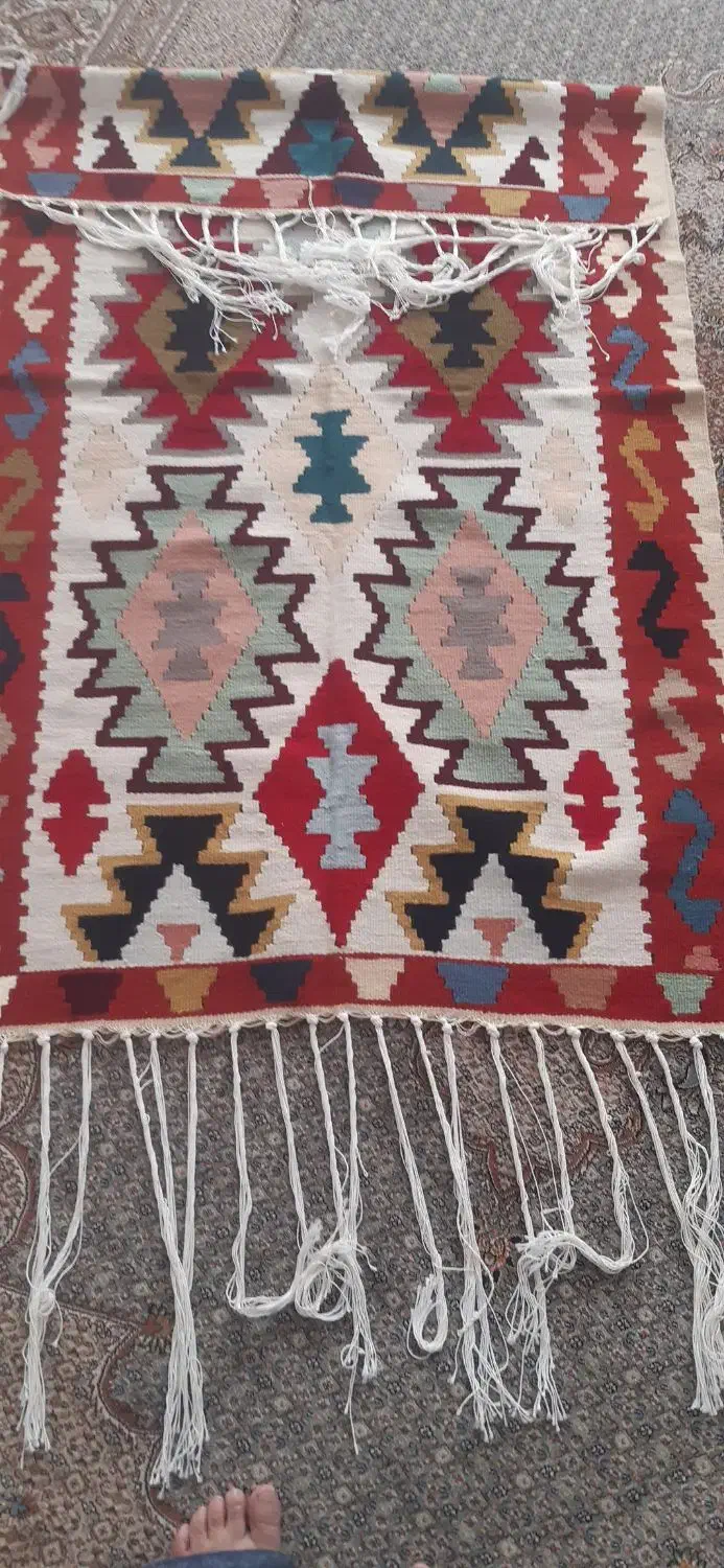 گلیم دست بافت نو و آکبند|گلیم، جاجیم، گبه|اردبیل, |دیوار