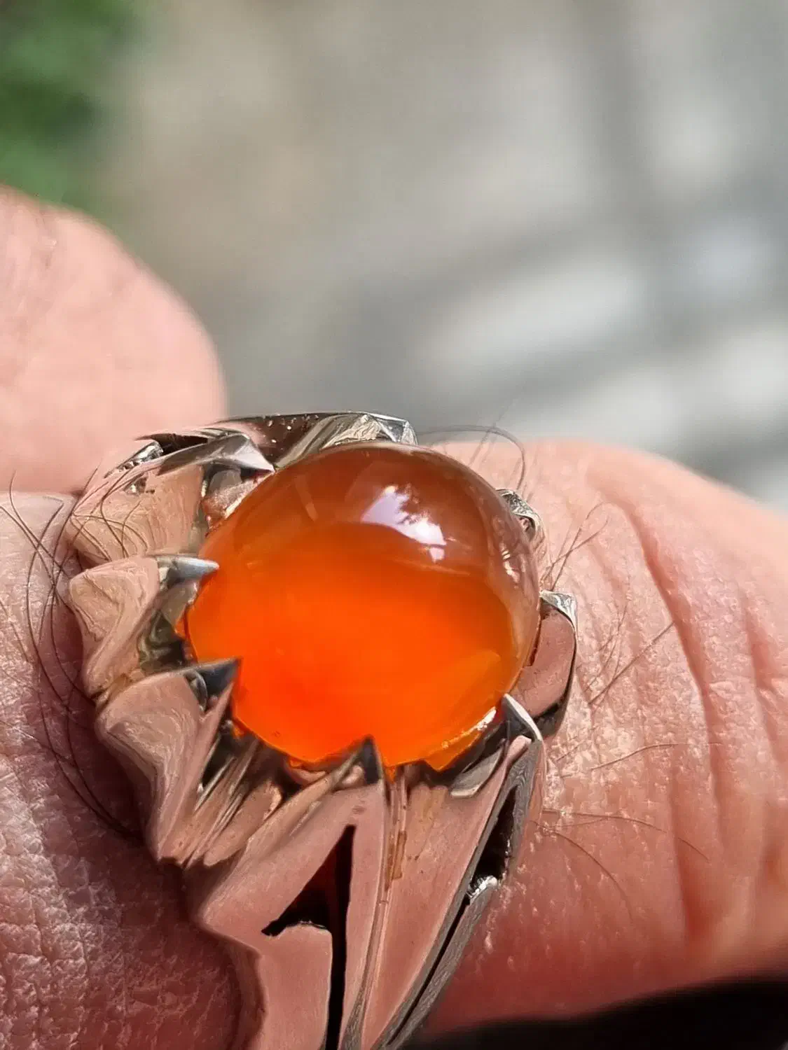 انگشتر عقیق یمنی طبیعی|جواهرات|تهران, سلسبیل شمالی|دیوار