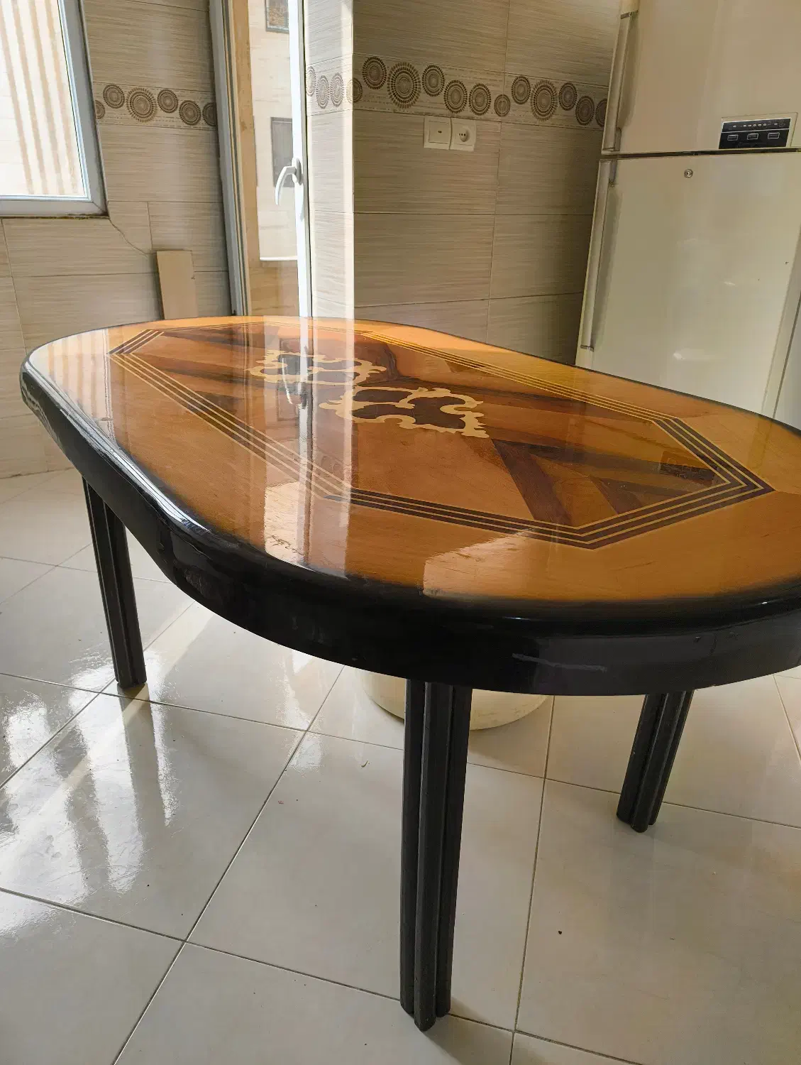 میز ناهارخوری منبت شش نفره|میز و صندلی غذاخوری|تهران, امام زاده عبدالله|دیوار