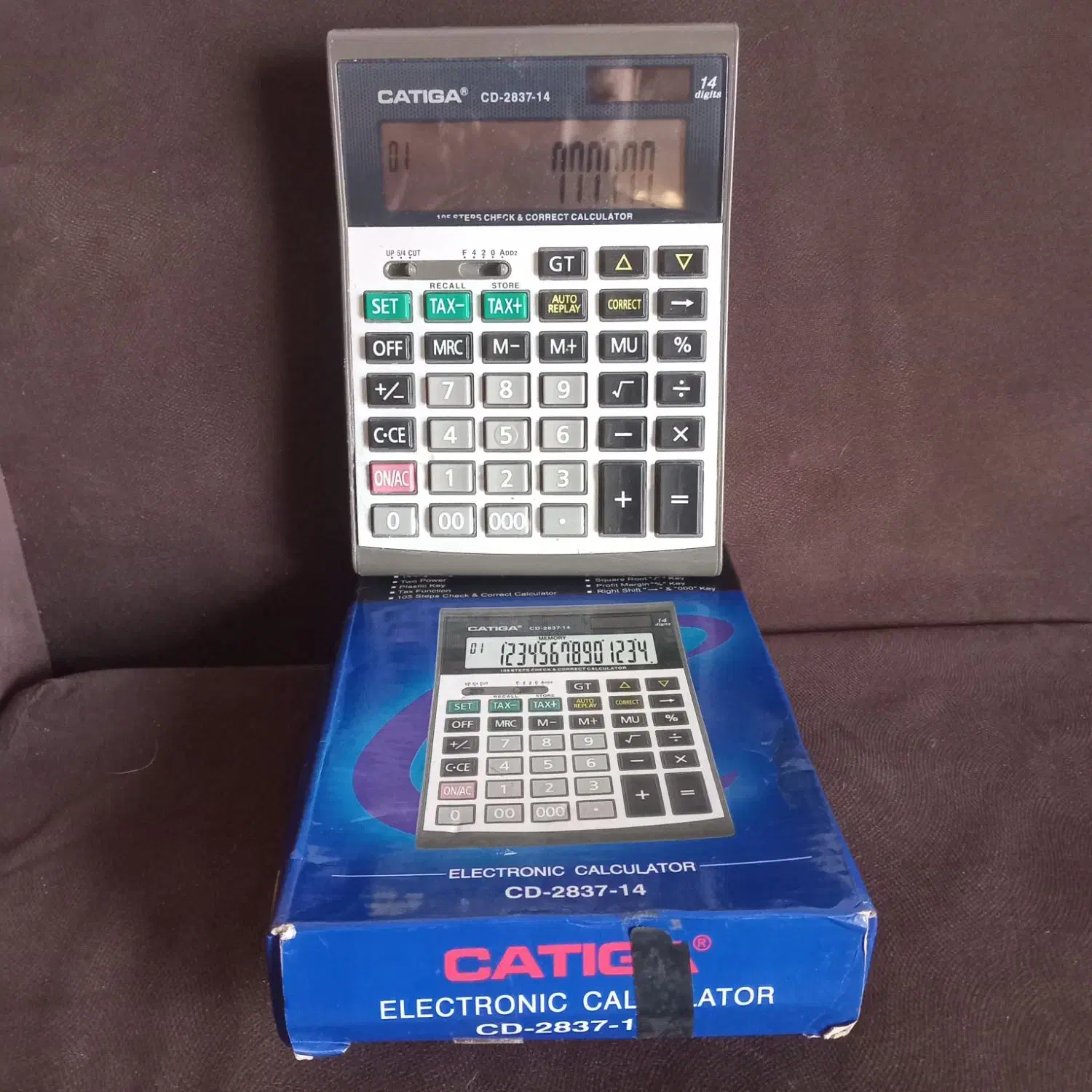 ماشین حساب CATIGA 2837|لوازم التحریر|گوراب زرمیخ, |دیوار