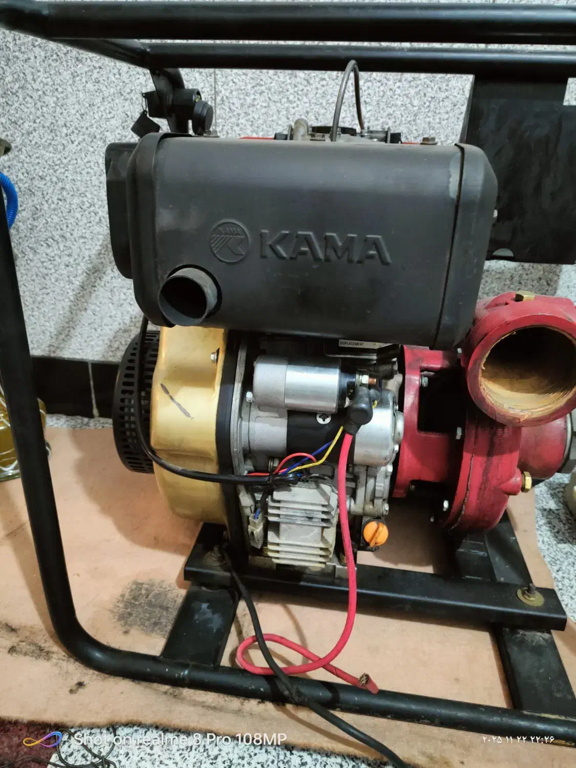 موتور آب کاما 14 اسب 3اینچ|ابزارآلات|مهاباد (آذربایجان غربی), |دیوار