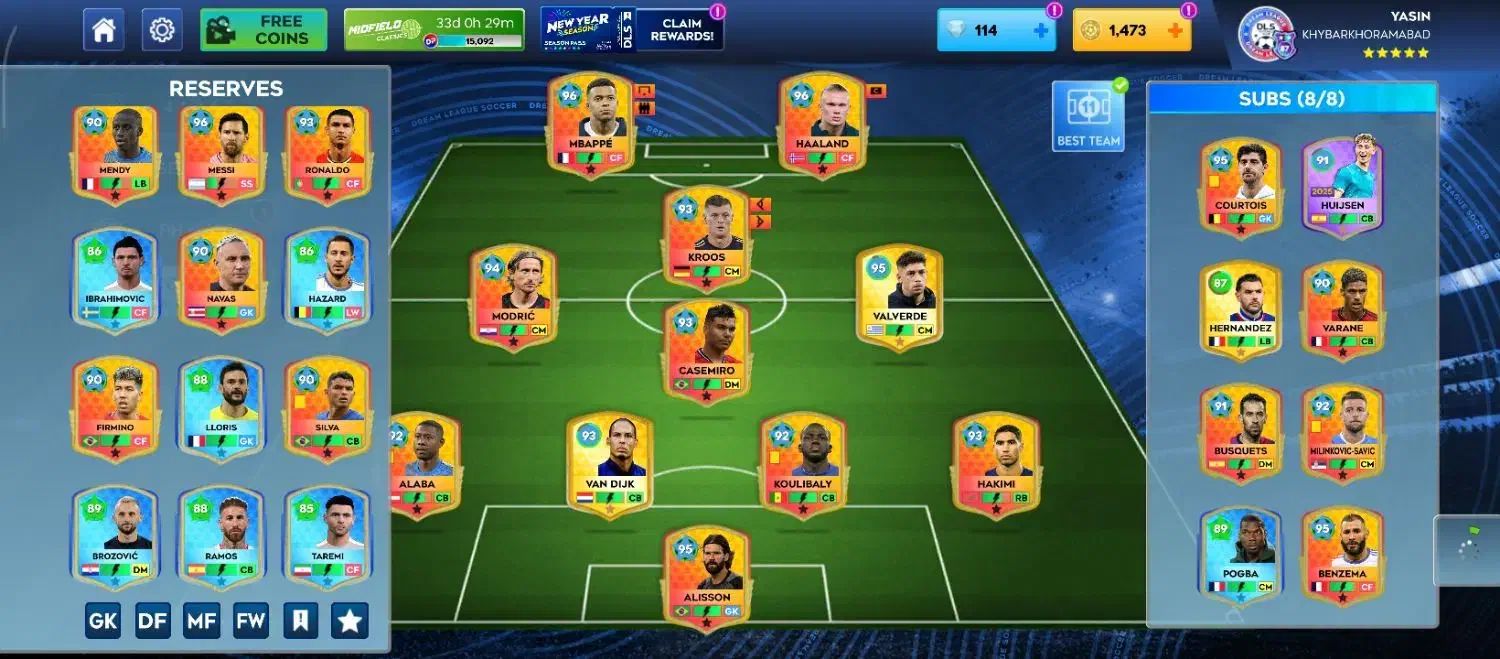 اکانت دریم لیگ|کنسول، بازی ویدئویی و آنلاین|بروجرد, |دیوار