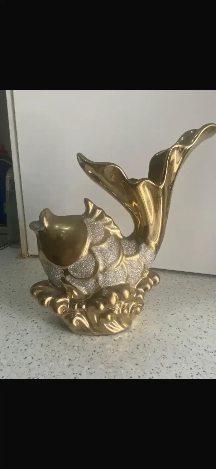 مجسمه ماهی|مجسمه، تندیس، ماکت|تهران, باغ فیض|دیوار