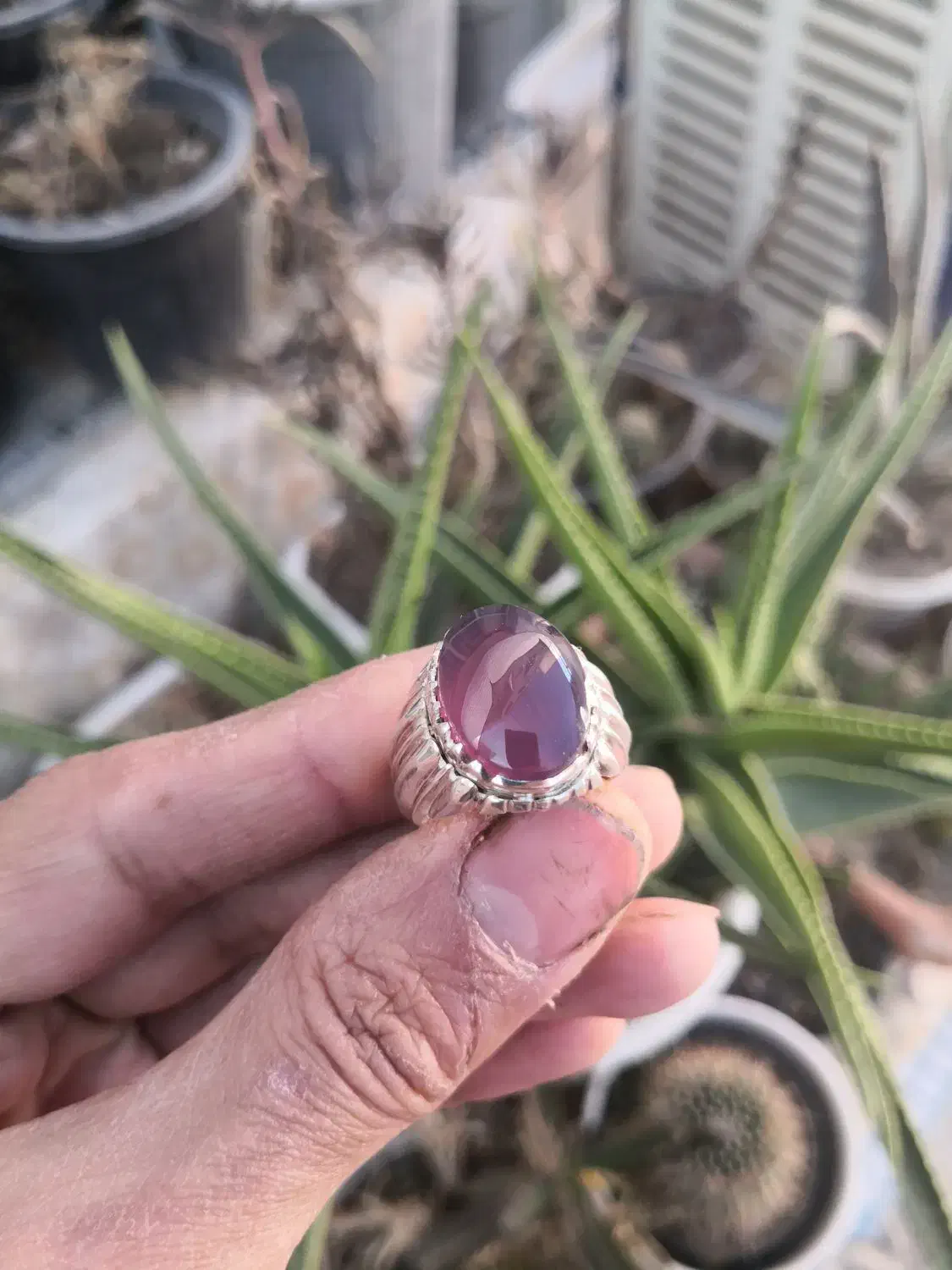 انگشتر نقره کاملا دست‌ساز|جواهرات|اصفهان, شاه پسند|دیوار