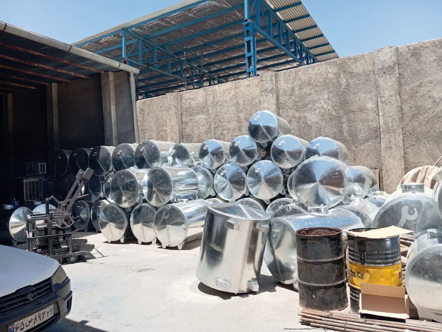 تانکی مخزن آب ورق صدرصد گالوانیزه در مسجدسلیمان|مصالح و تجهیزات ساختمان|مسجد سلیمان, |دیوار