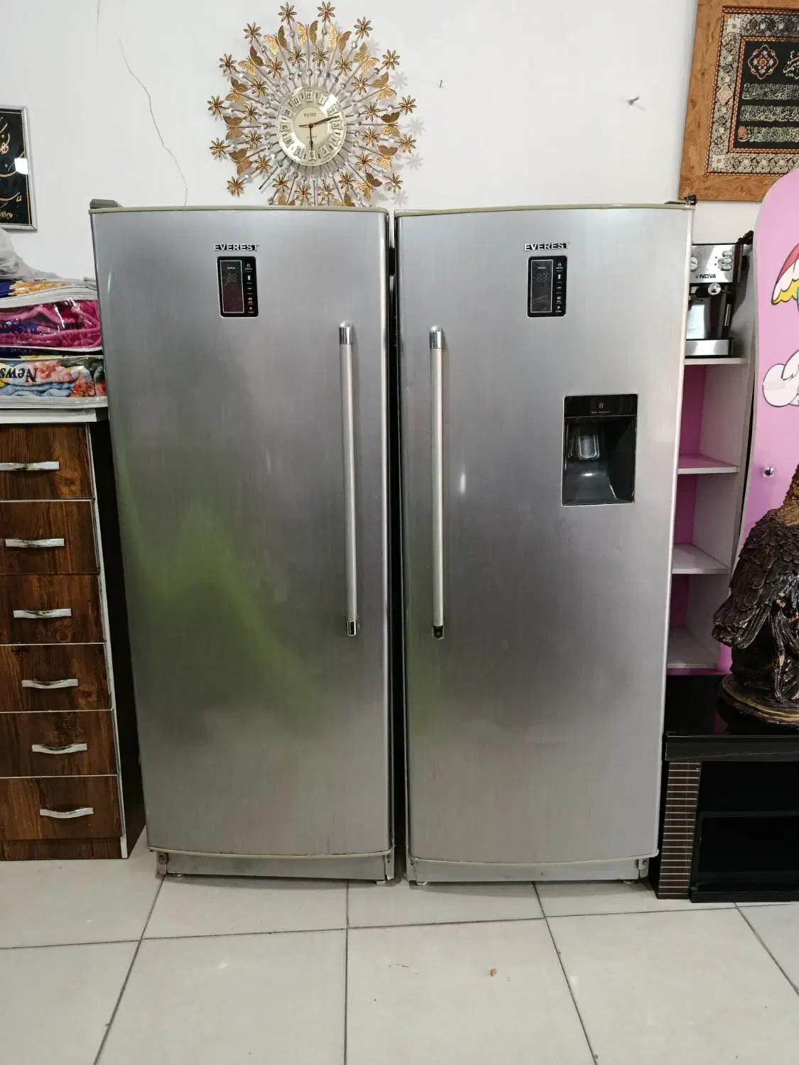 یخچال۲قلو اورست و یخچال فریزر امرسان بدون برفک|یخچال و فریزر|پلدختر, |دیوار