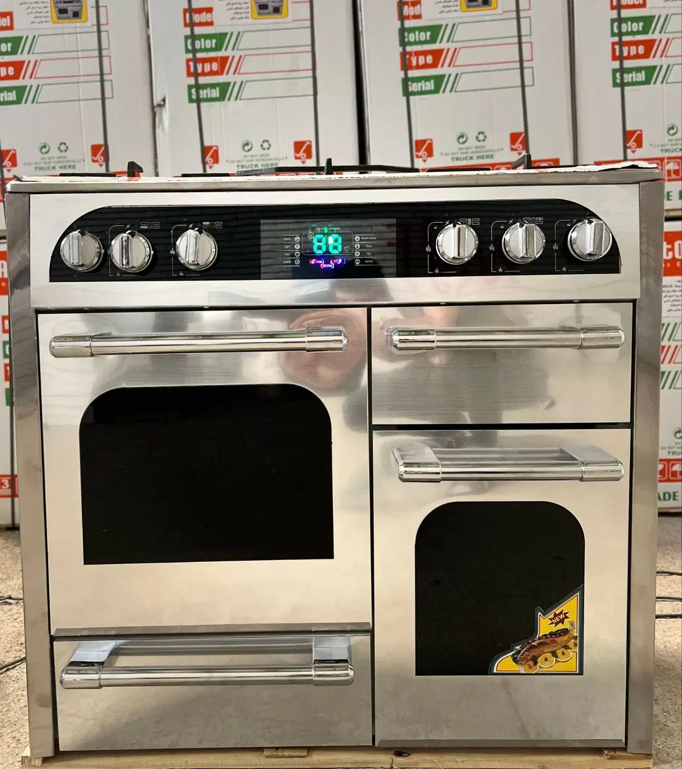 ۵شعله استیل فندک دار|اجاق گاز و لوازم برقی پختوپز|تهران, تهرانسر شمالی|دیوار