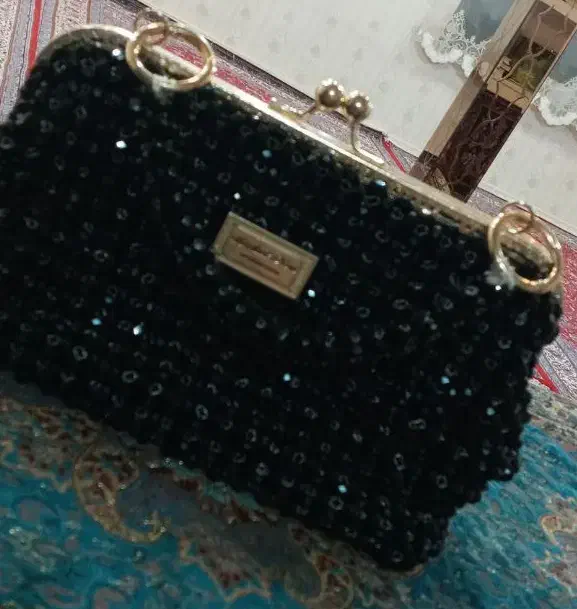 کار دست فوق العاده شیک و مجلسی بامروارید های سنگی|کیف، کفش، کمربند|پردیس, فاز ۲|دیوار