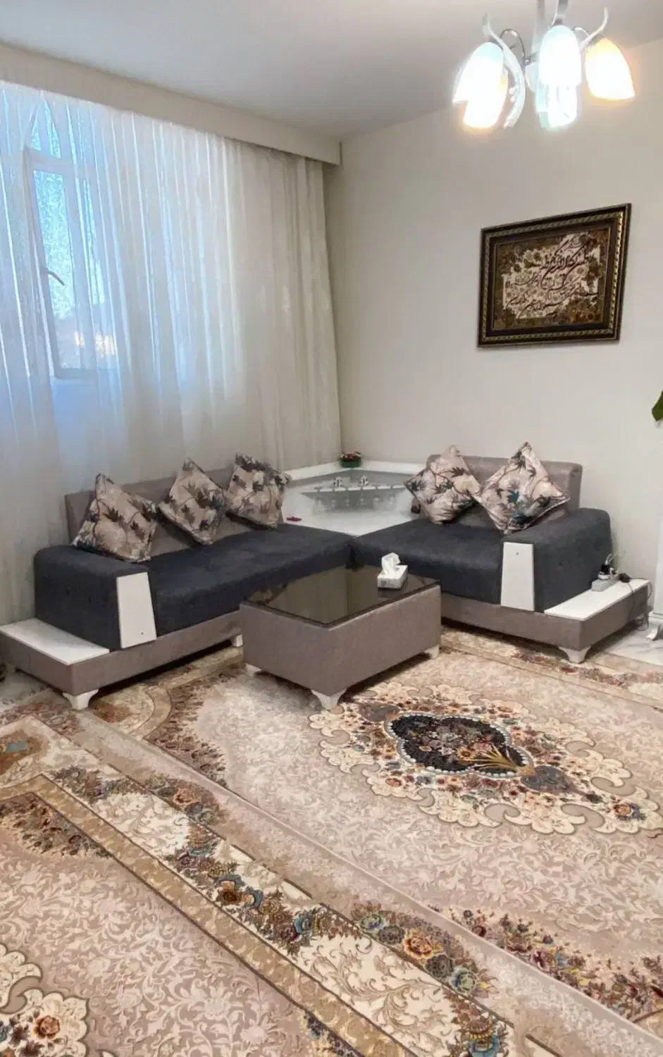 مبل الی پنج نفره همراه با باکس|مبلمان خانگی و میز عسلی|تهران, شمیران‌نو|دیوار