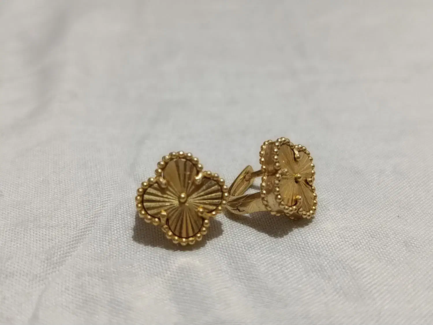 گوشواره نقره ونکلیف ایتالیا با روکش طلا|جواهرات|شیراز, زند|دیوار