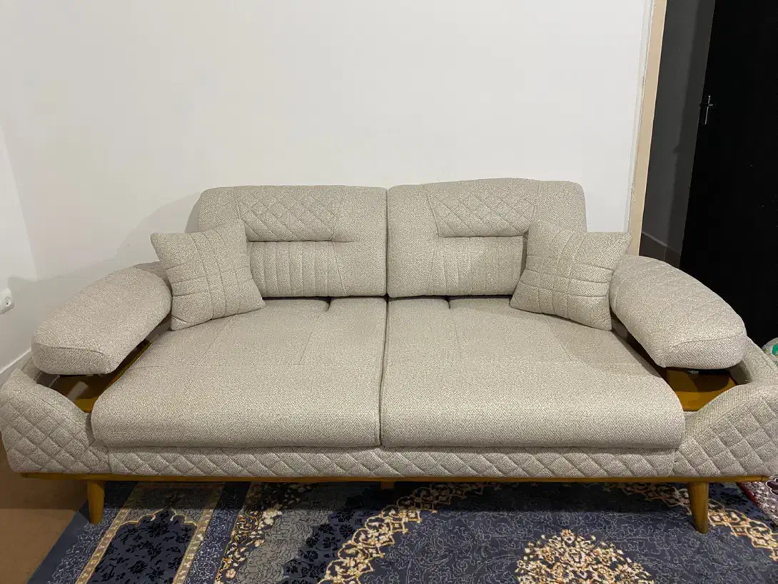 مبلمان راحتی تمام تخت خواب شو آلفا ۸نفره همراه میز|مبلمان خانگی و میز عسلی|رفسنجان, |دیوار