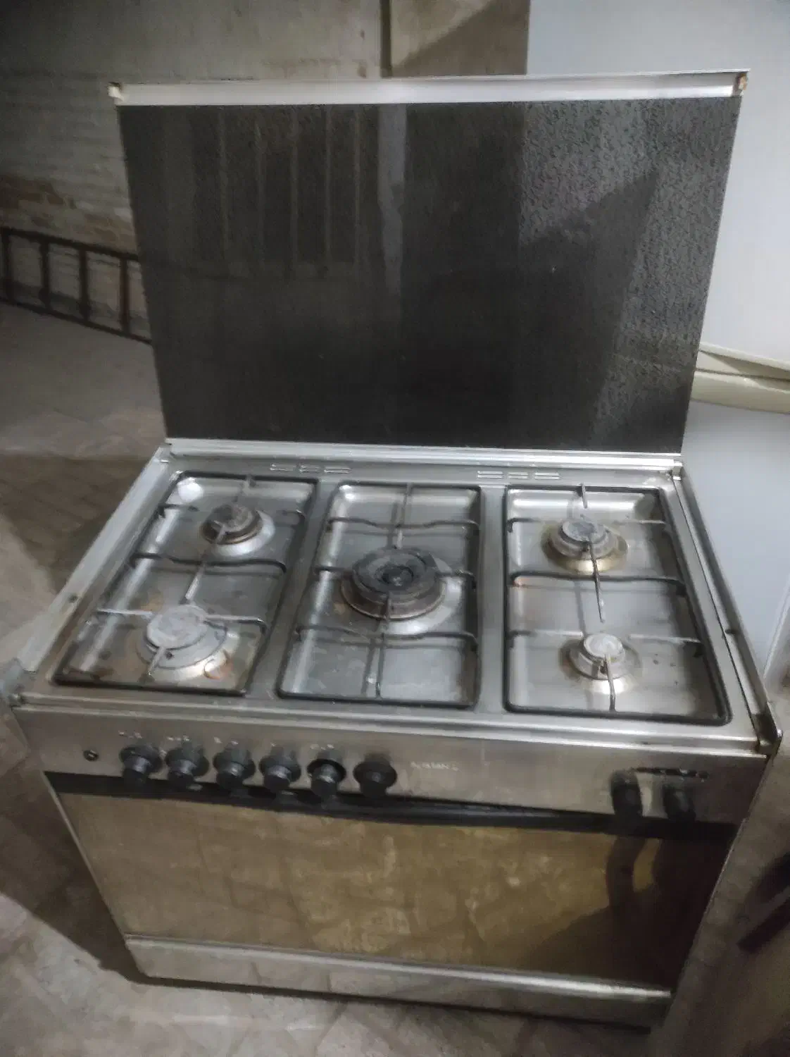 گاز فر دار استیل|اجاق گاز و لوازم برقی پخت‌وپز|مشهد, شهرک ابوذر|دیوار