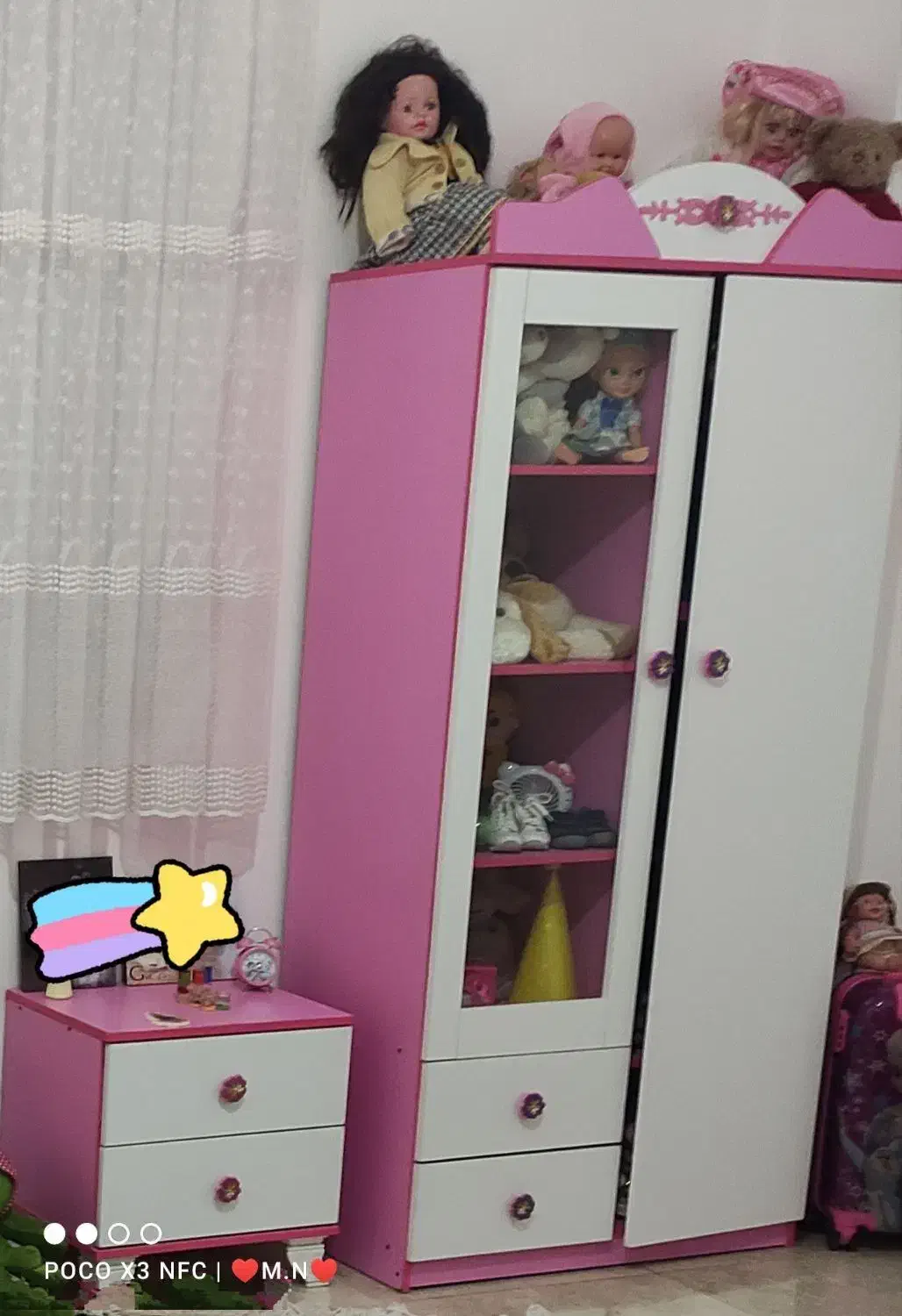 کمد لباس اتاق بچه محکم و زیبا در حد نو|اسباب و اثاث بچه|ایلام, |دیوار