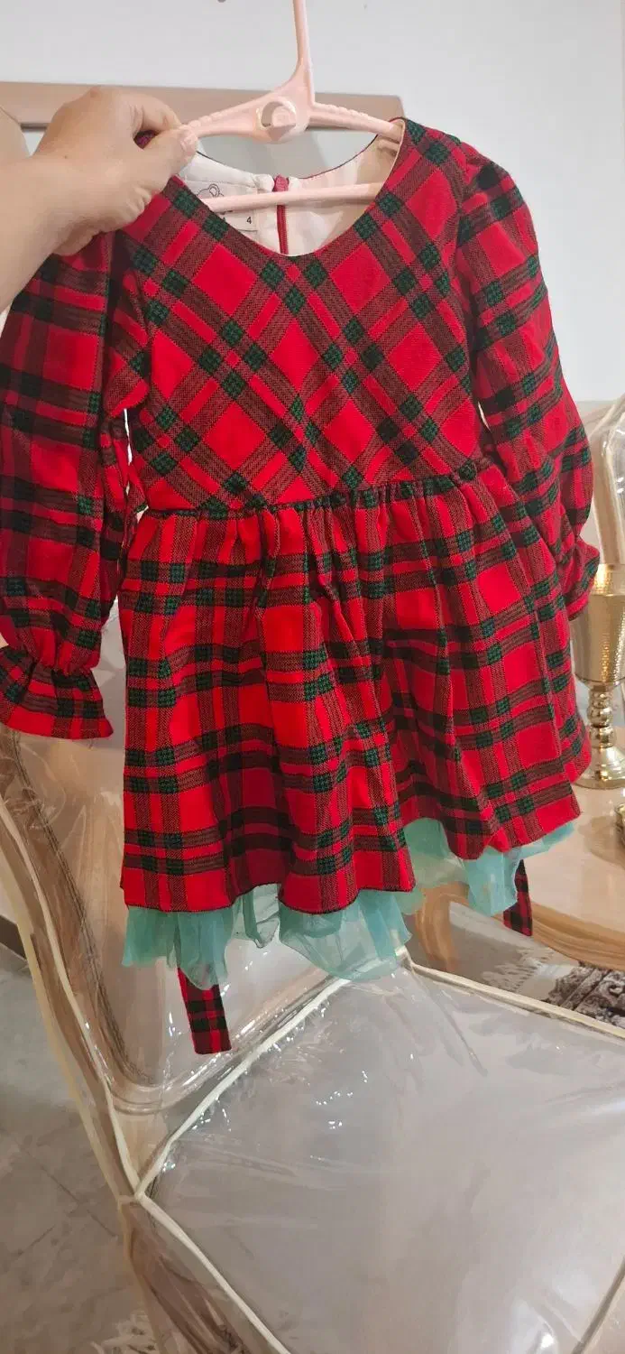 لباس دخت یلدایی درحدنو 2عددلباس عروس 7تا8سال و4تا6|کفش و لباس بچه|کرمانشاه, |دیوار