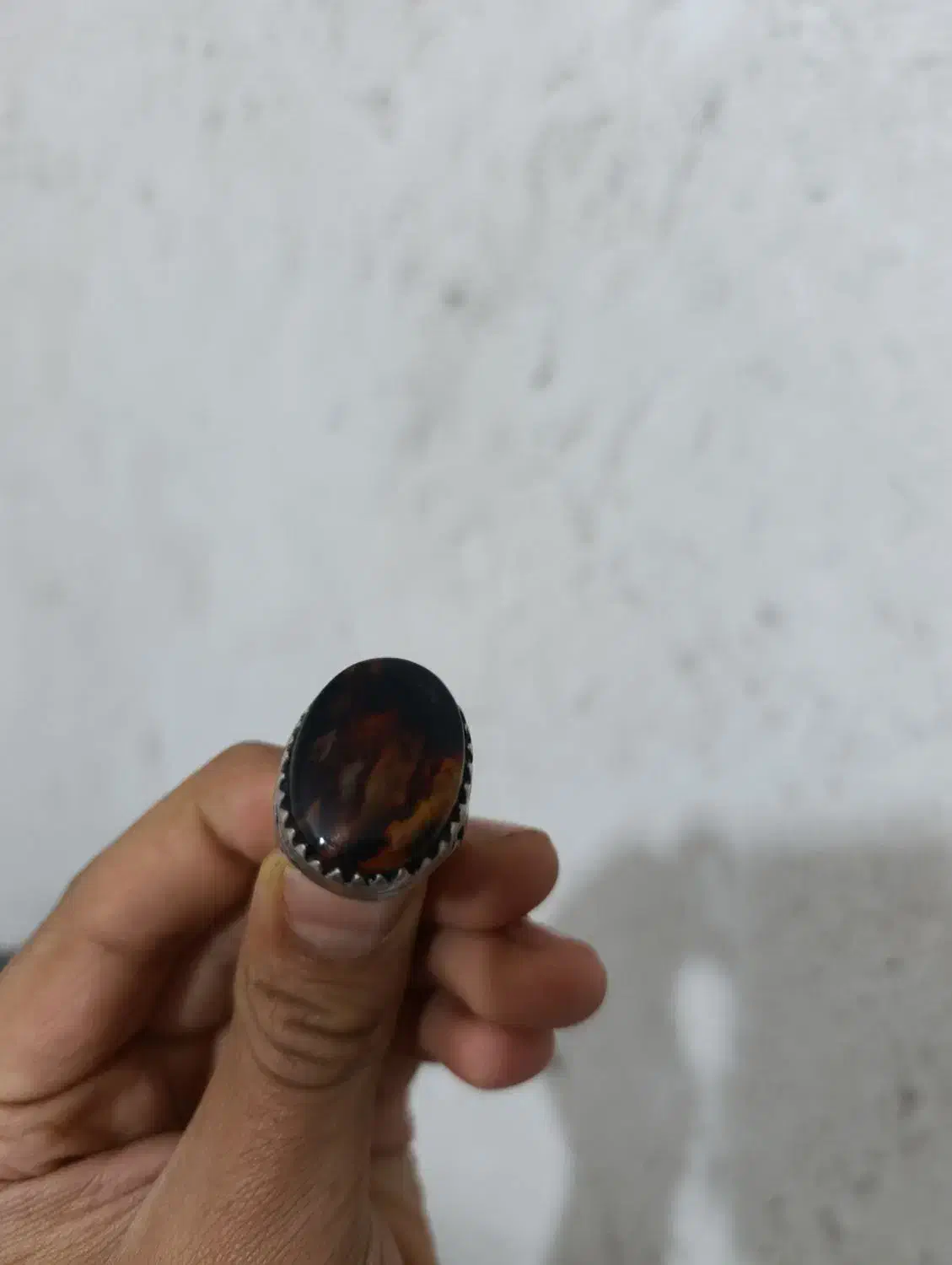 انگشتر عقیق کبود|کلکسیون اشیاء عتیقه|برازجان, |دیوار