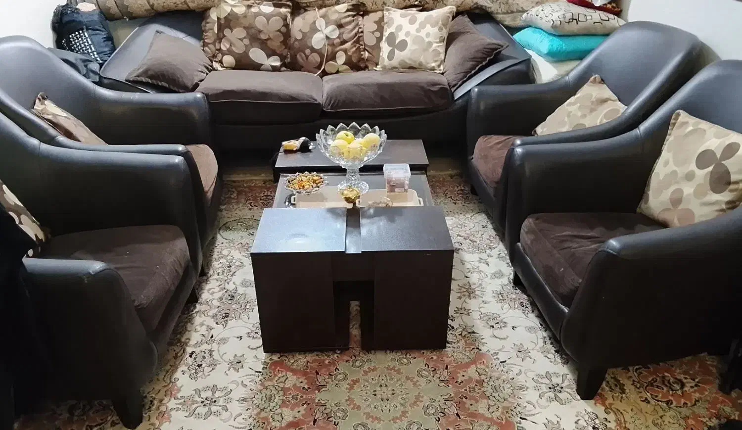 مبل ۷نفره|مبلمان خانگی و میز عسلی|پیشوا, |دیوار