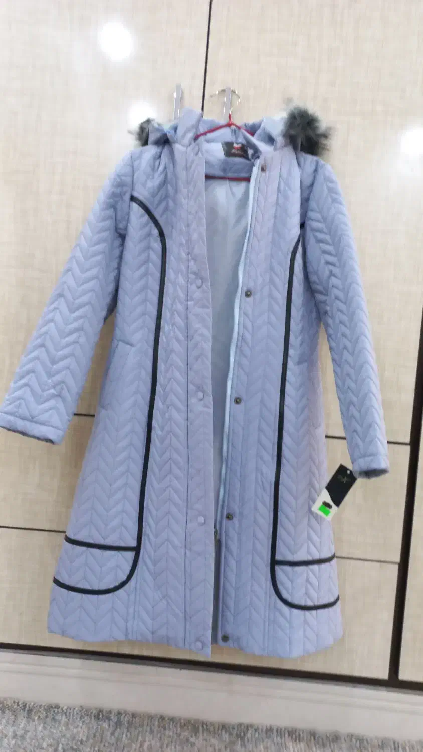 کاپشن بلند و کلاه دار نو|لباس|بهبهان, |دیوار