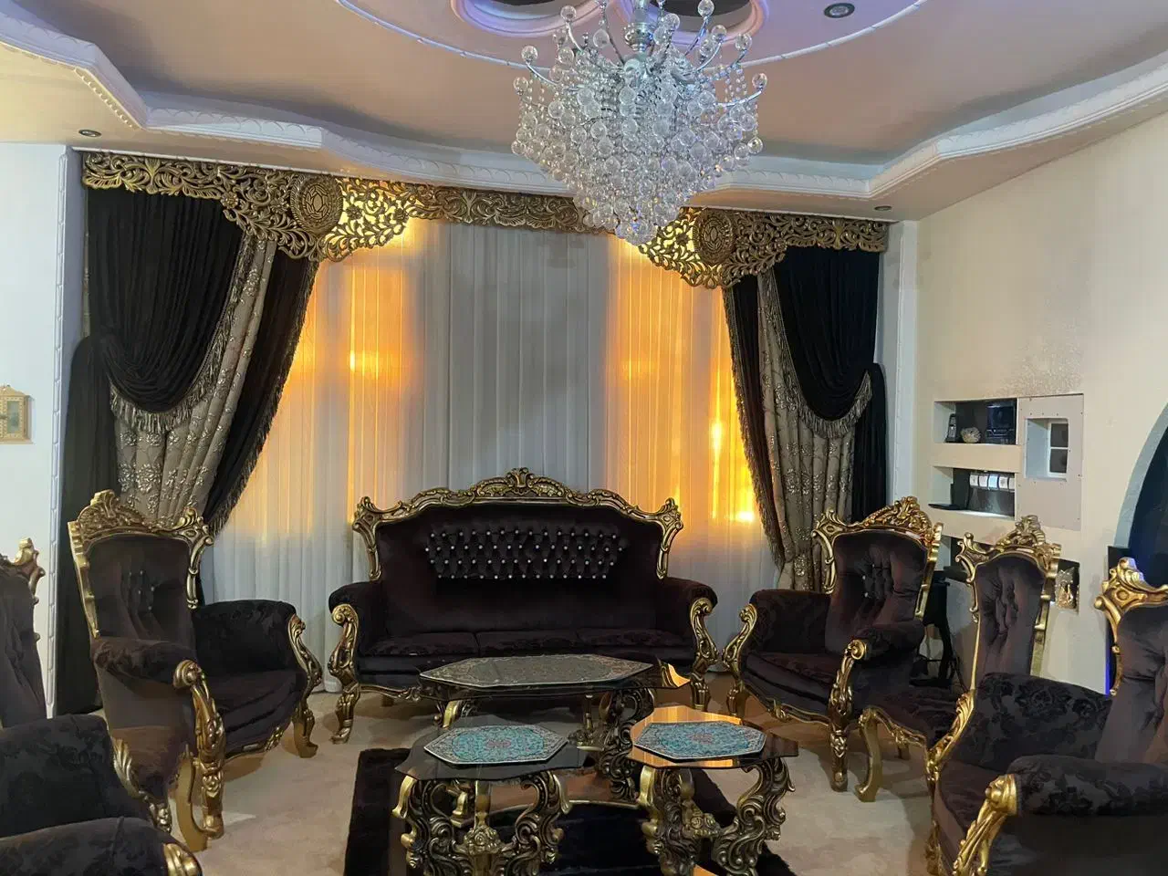 پرده سلطنتی فروش فروی|پرده، رانر، رومیزی|برازجان, |دیوار