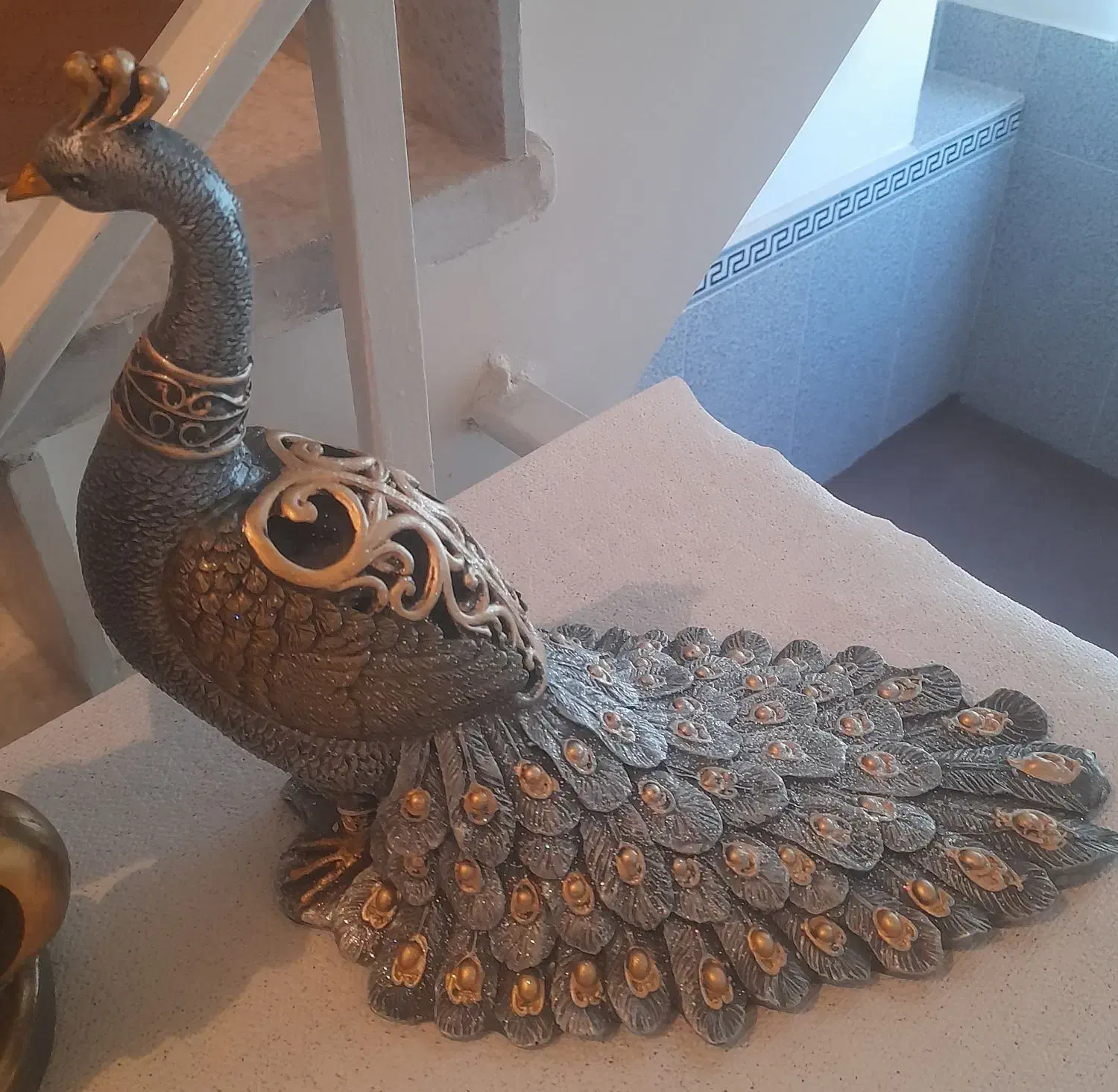 دکوری طاووس|مجسمه، تندیس، ماکت|همدان, |دیوار