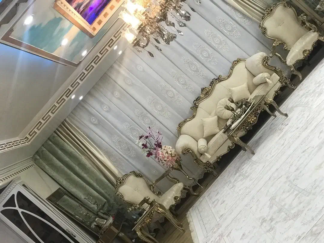 مبل ۹ نفره استیل و میزناهار خوری ۶ نفره|مبلمان خانگی و میز عسلی|باغستان, |دیوار