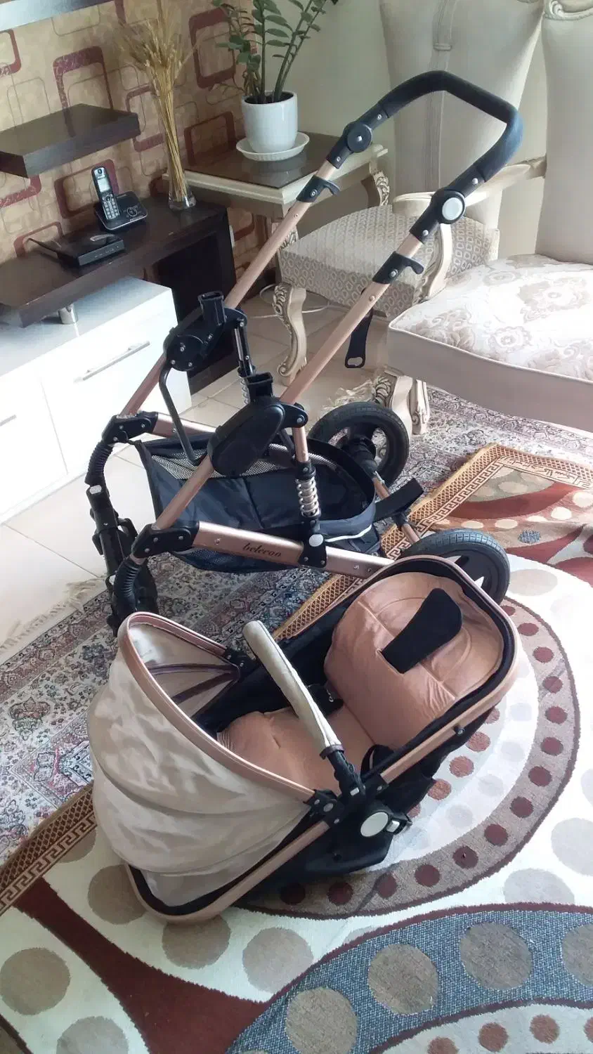 کالسکه و کریر کاملا نو|کالسکه و لوازم جانبی|اصفهان, بهارستان|دیوار