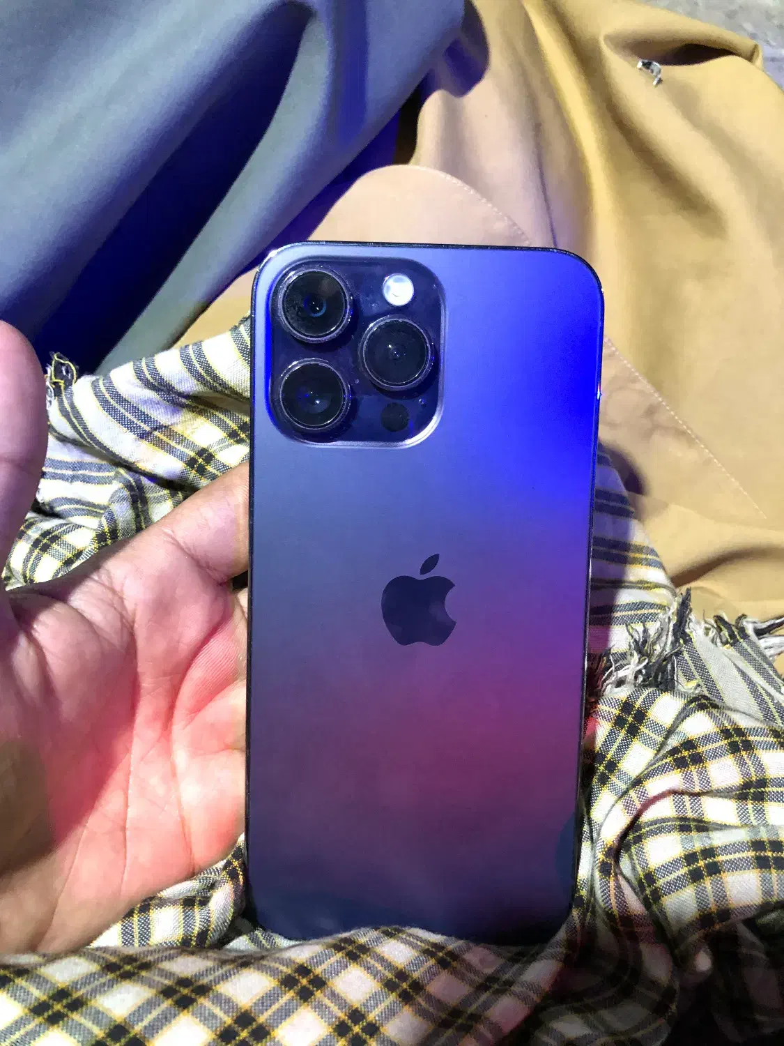 گوشی آیفون ۱۴پرومکس ۲۵۶گیگ دو سیم zaa بدون ریجستر|موبایل|ایرانشهر, |دیوار