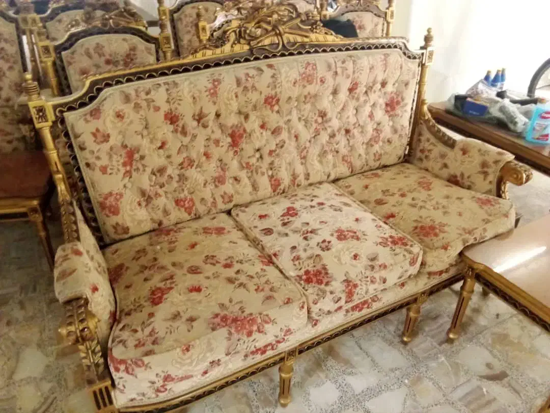 مبل سلطنتی|مبلمان خانگی و میز عسلی|آستانه اشرفیه, |دیوار
