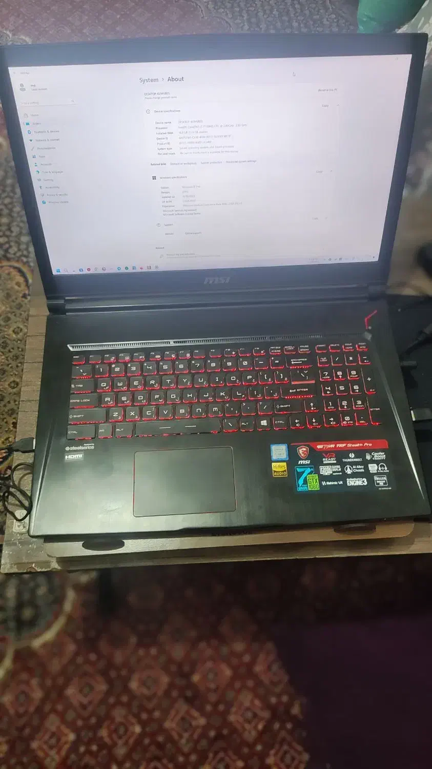 MSI GS73VR 7RF stealth pro|رایانه همراه|سرپل ذهاب, |دیوار