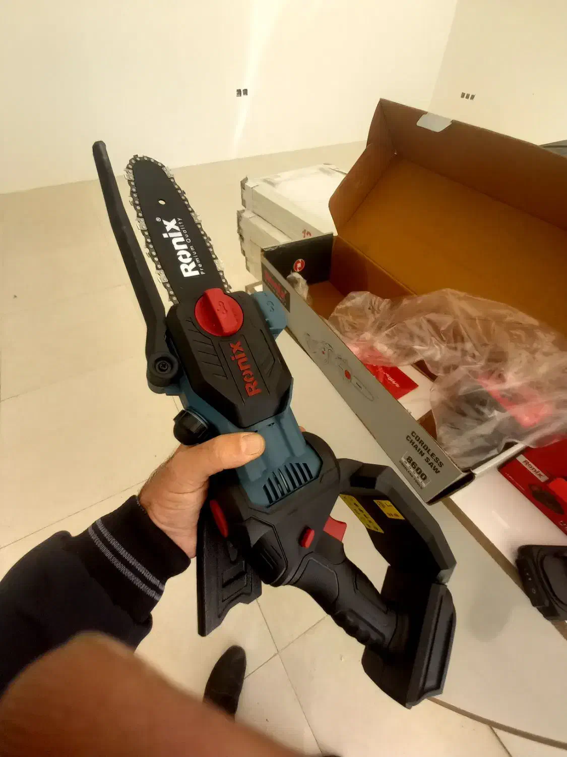 اره شارژی رونیکس کاملا نو وخشک|ابزارآلات|زنجان, |دیوار