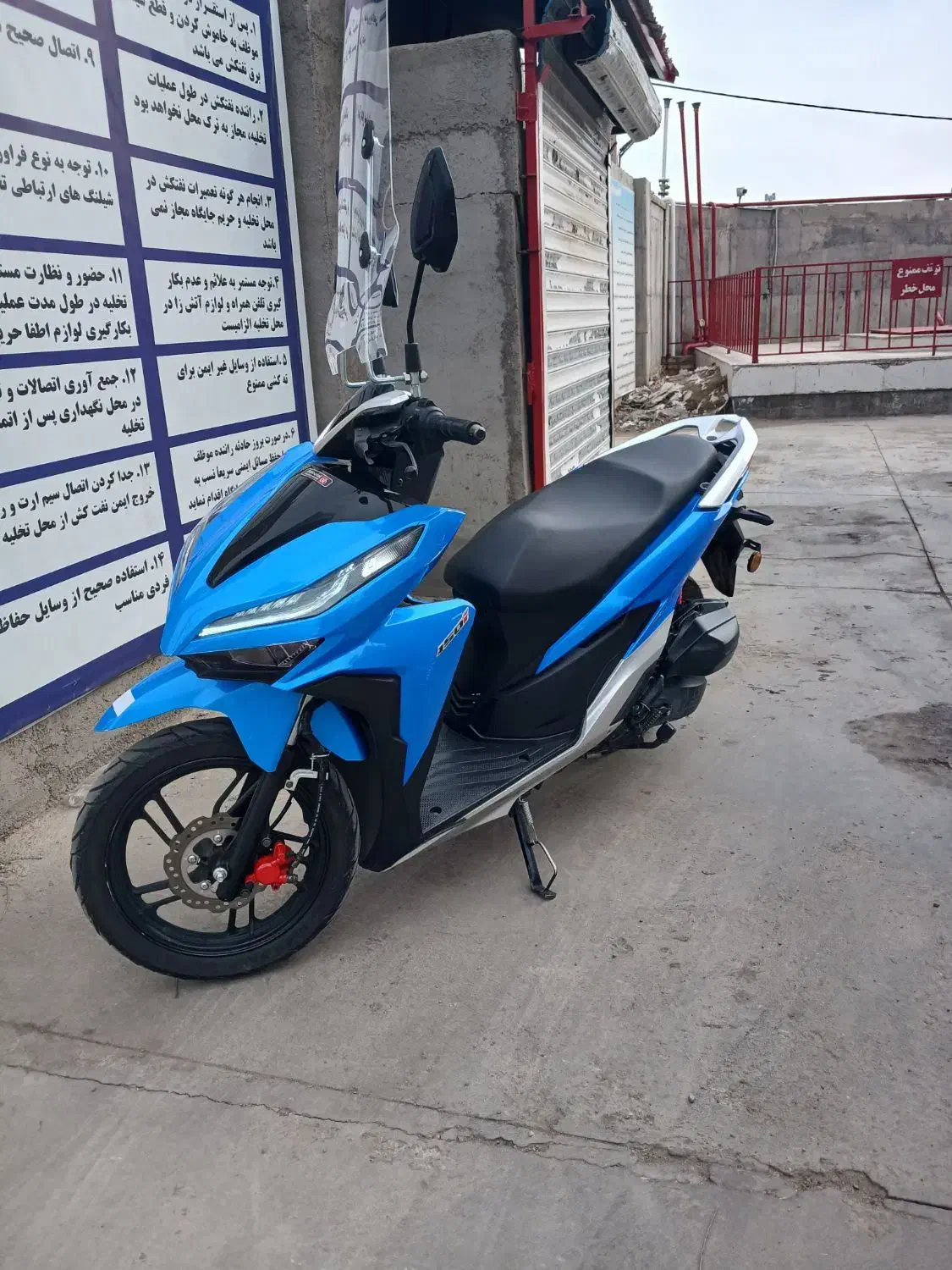 طرح کیلیک ۱۵۰|موتورسیکلت|تاکستان, |دیوار