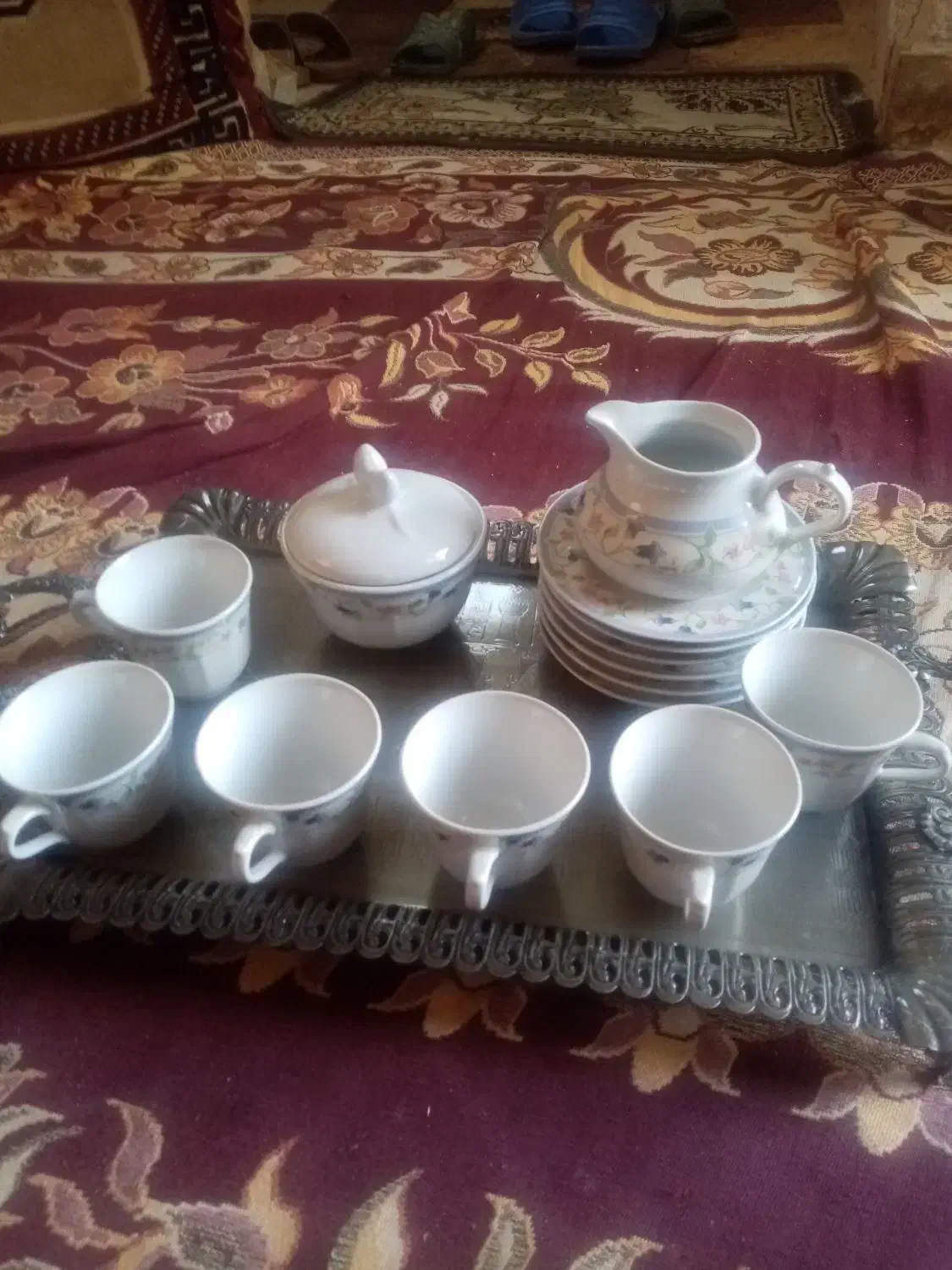 سرویس قهوه خوری قدیمی|ظروف سرو و پذیرایی|شیراز, سهل‌آباد|دیوار