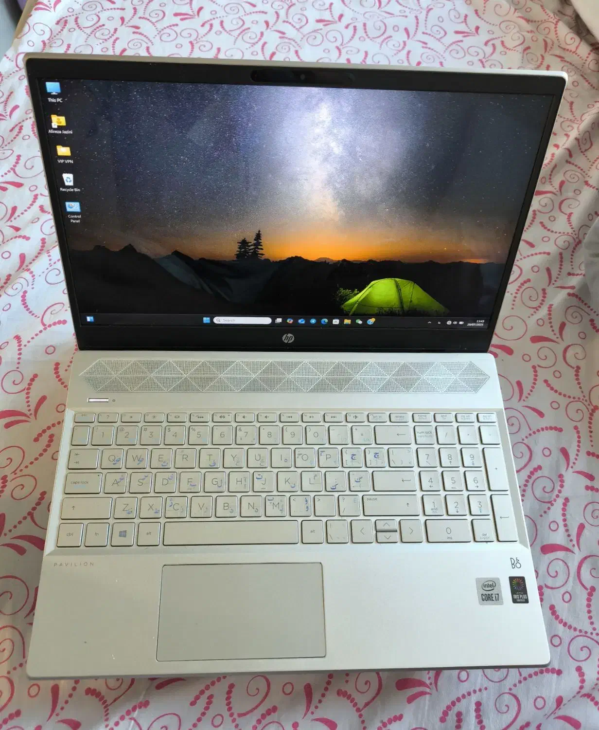 لپ تاپ پاویلیون HPبا صفحه لمسی ۱۵ اینچی|رایانه همراه|اصفهان, بوستان آینه خانه|دیوار