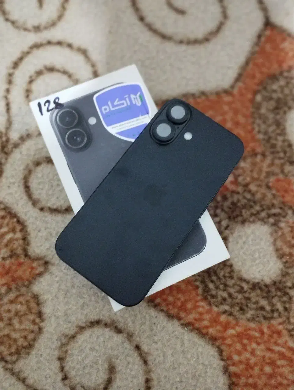 آیفون 16 نرمال128 ch باطری 100|موبایل|رشت, منظریه|دیوار