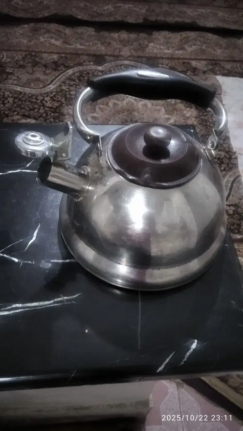 ست3تیکه استیلی برند ماهون.موجوداست شیر پلمپ|قوری، کتری، قهوهساز دستی|مشهد, یوسفیه (شهرک غرب)|دیوار