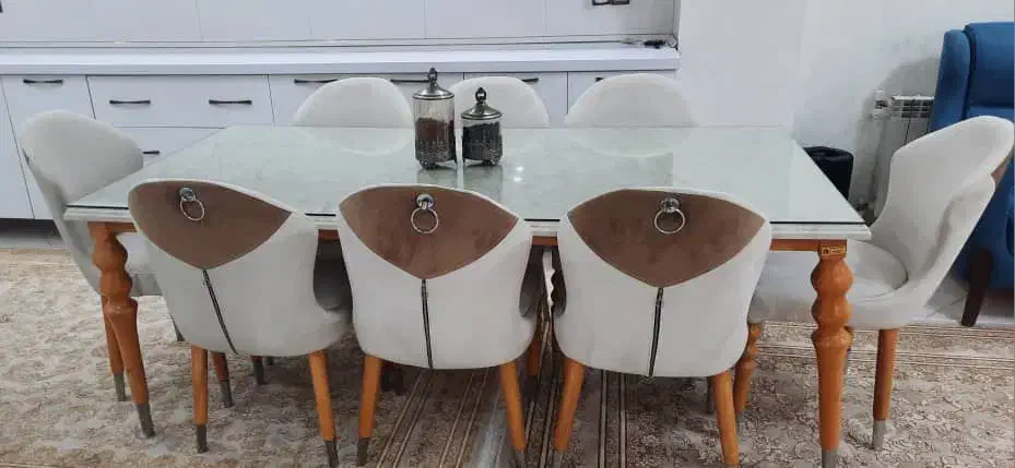 میزغذا خوری ۸نفره|میز و صندلی غذاخوری|سقز, |دیوار