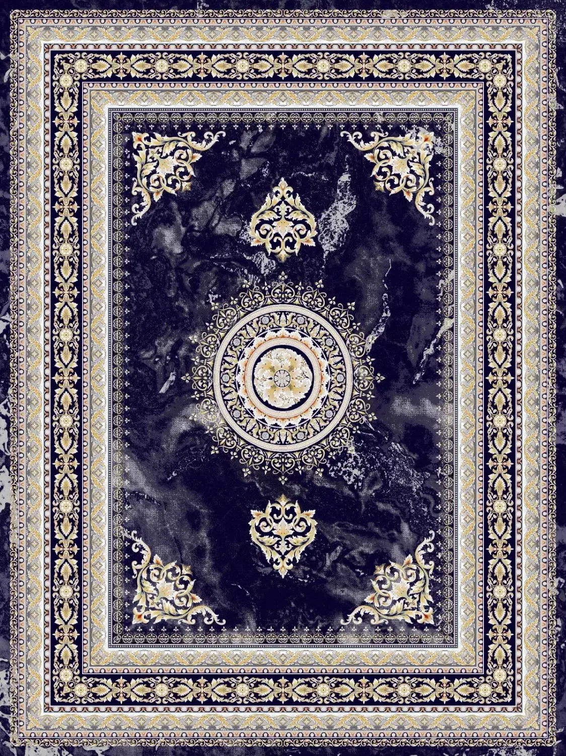 فرش شاپرک الماس کاشان //کد۶۵۷۹ ۷۰۰شانه تراکم ۳۰۰۰|فرش|شیراز, فرگاز|دیوار