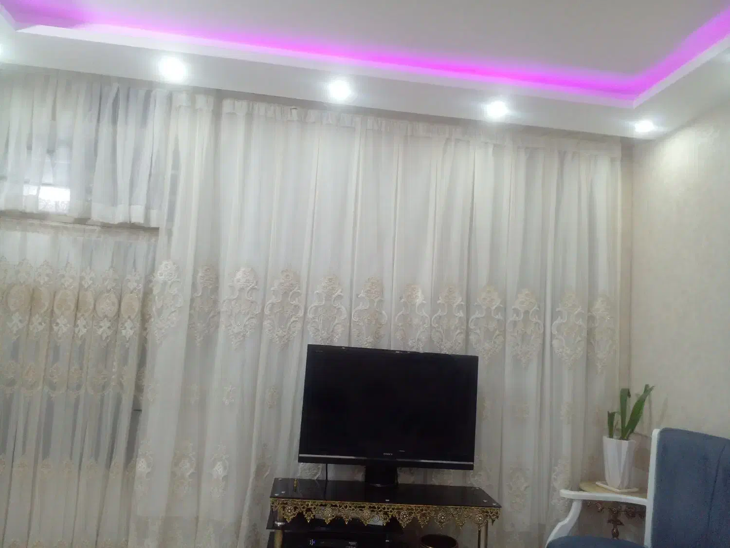 پرده حریر|پرده، رانر، رومیزی|قم, چهل درخت|دیوار