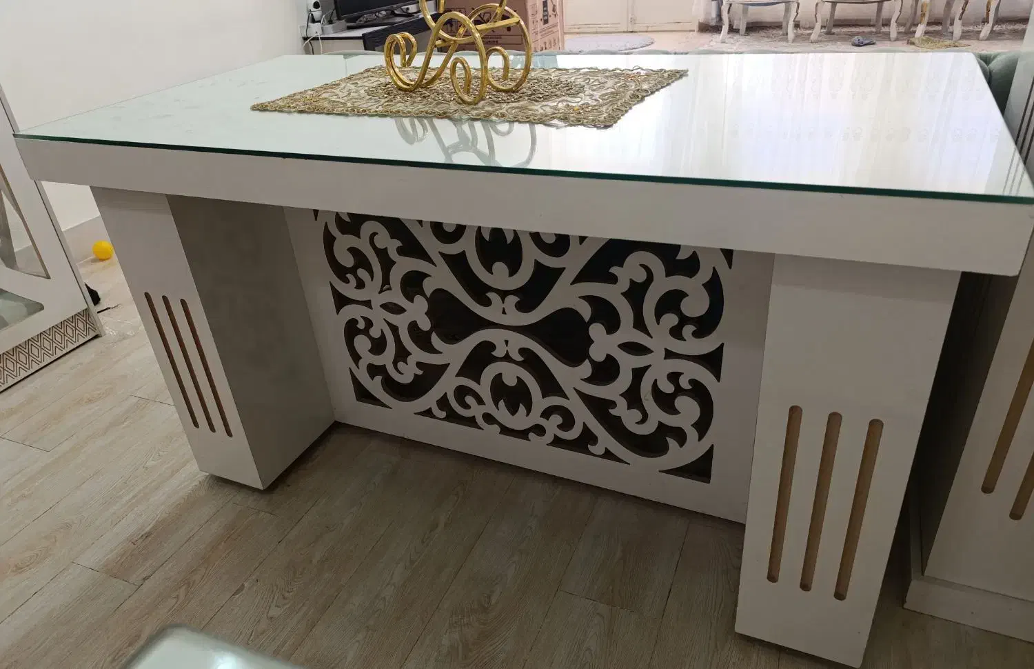 میز  همراه با شیشه 6میل|میز و صندلی غذاخوری|فردوس (خراسان), |دیوار