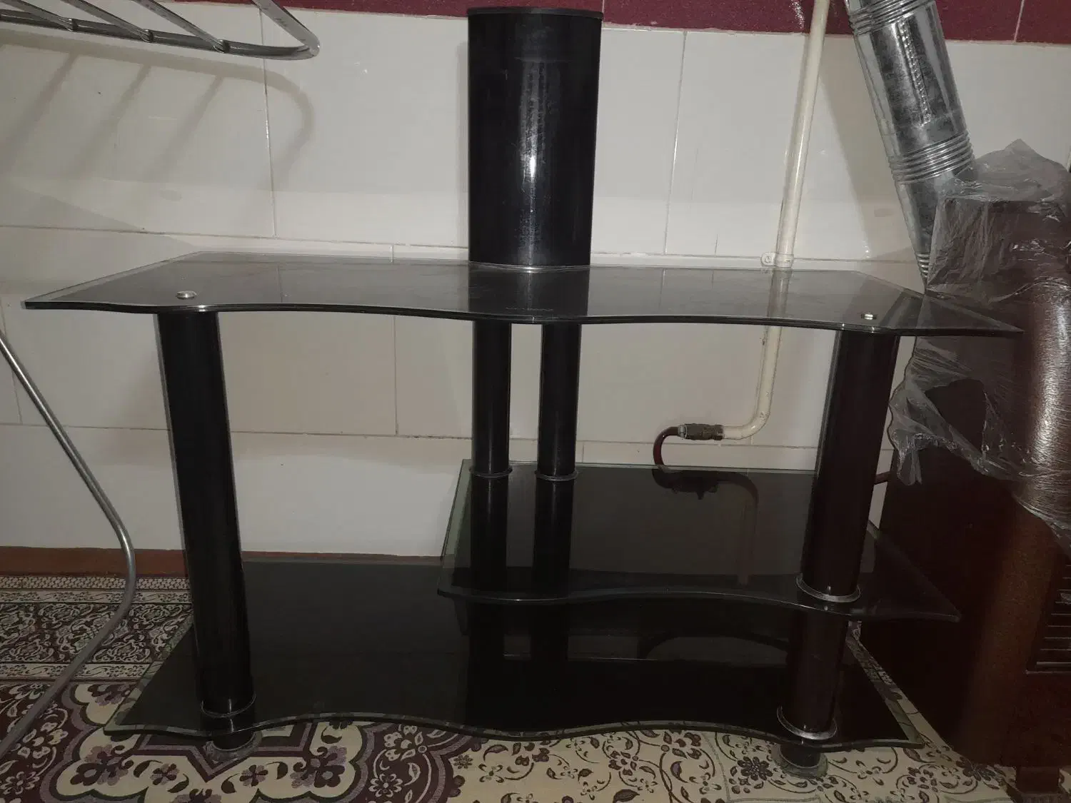 میز تلوزیون شیشه ای سالم|میز تلویزیون|زارچ, |دیوار