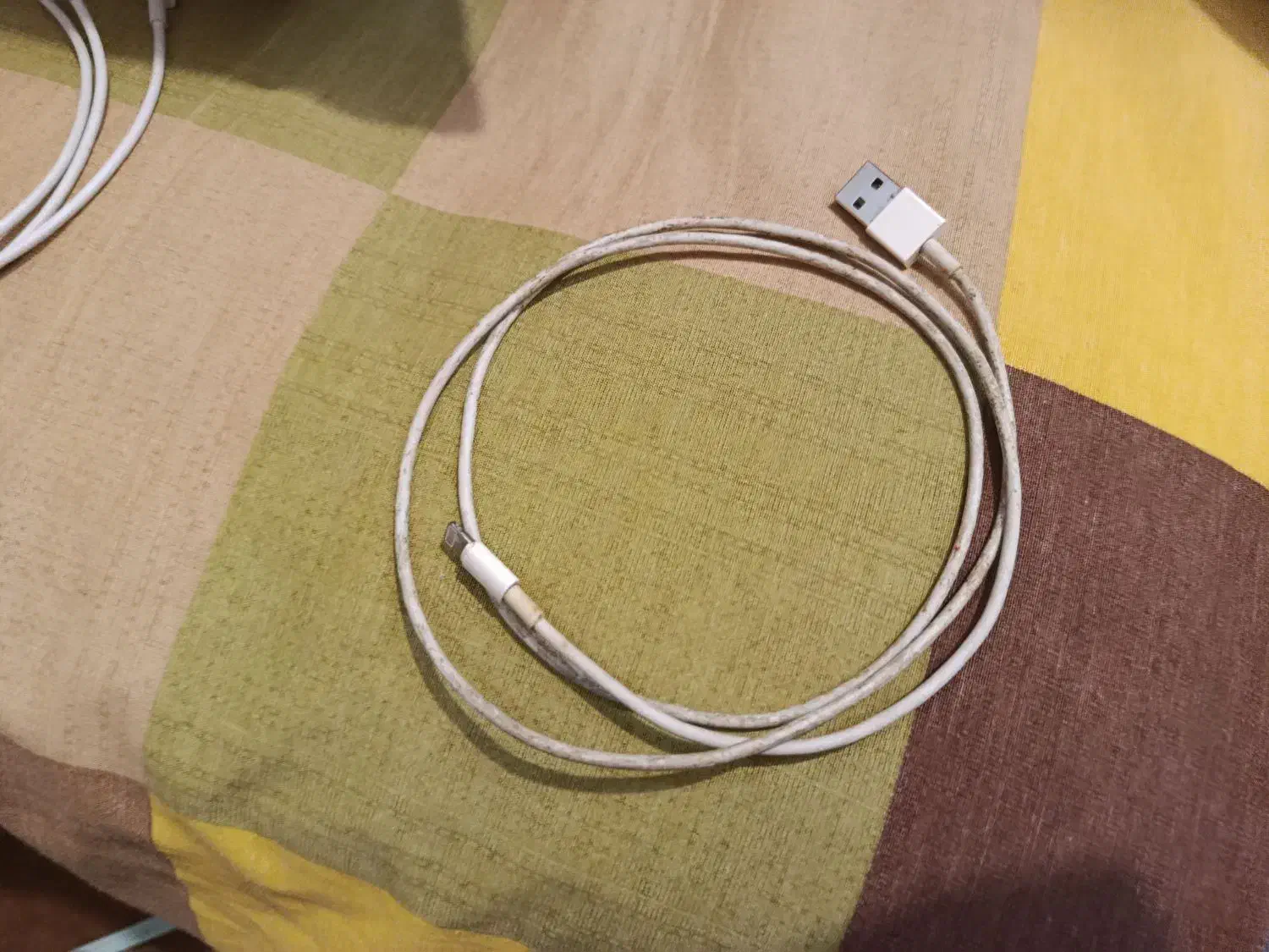 شارژر آیفون لایتنیگ به یو اس بی ای|لوازم جانبی موبایل و تبلت|کیاشهر, |دیوار