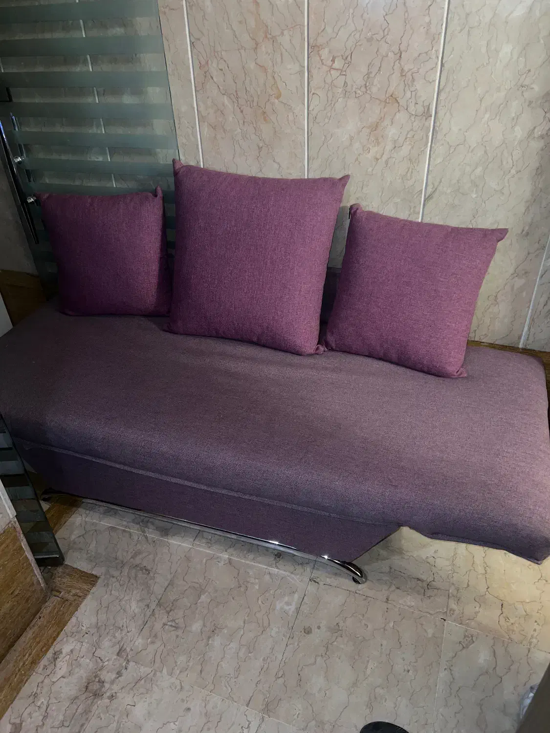 مبل تختخوابشو کم جا چوب|تخت و سرویس خواب|تهران, شهرک آزمایش|دیوار