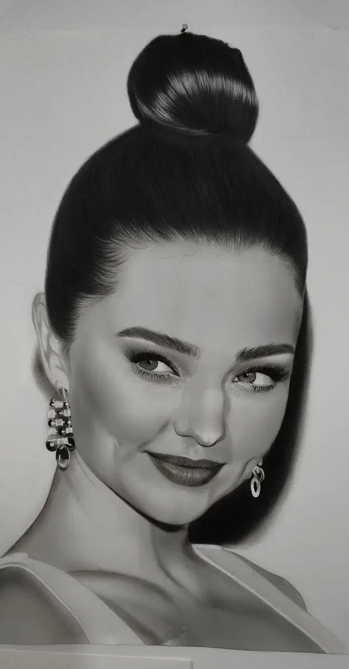 طراحی چهره سیاه قلم  مناسب هدیه|تابلو، نقاشی، عکس|بندرعباس, |دیوار