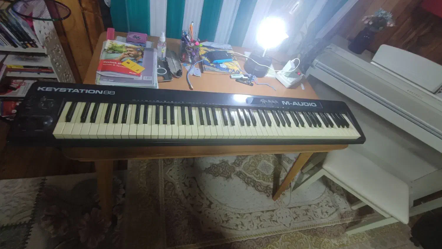 M Audio KeyStation 88 II میدی کیبورد ۸۸ کلاویه|پیانو، کیبورد، آکاردئون|صومعهسرا, |دیوار