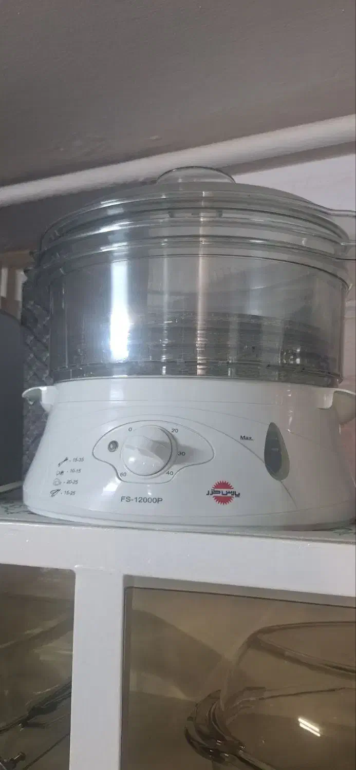 بخارپز ۳طبقه برند معتبر پارس خزر کاملانو|اجاق گاز و لوازم برقی پختوپز|مشهد, اروند|دیوار